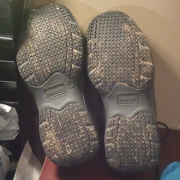 Brahma Cruize Steel Toe Work Shoes Size 10 Slip Resistant Black Low Top Lace Up - Picture 7 of 15